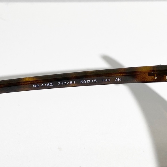 Ray Ban 4162 Polished Light Havana Frame, Lenses Brown Gradient - Picture 4 of 7